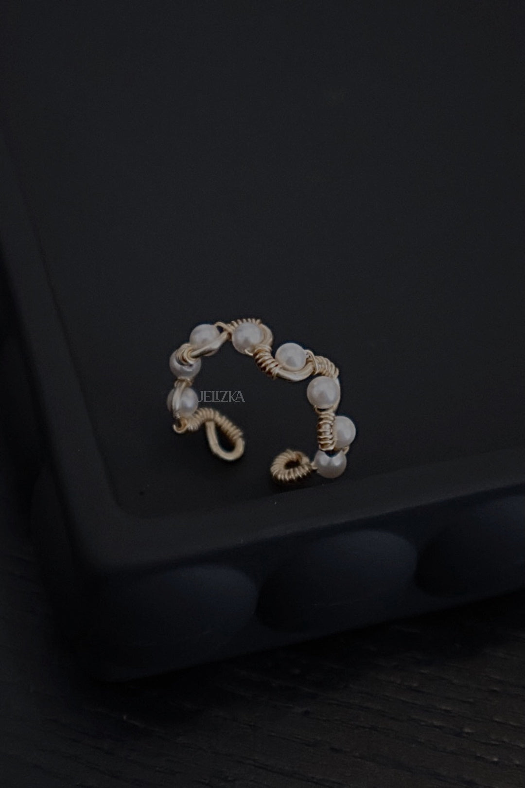 Gold Pearl Ring
