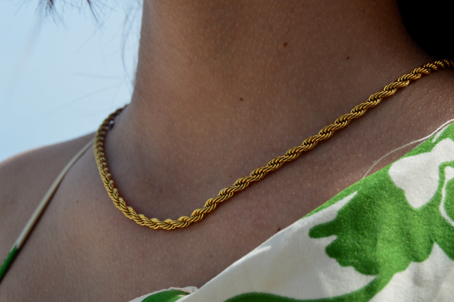 Gold Twist Necklace