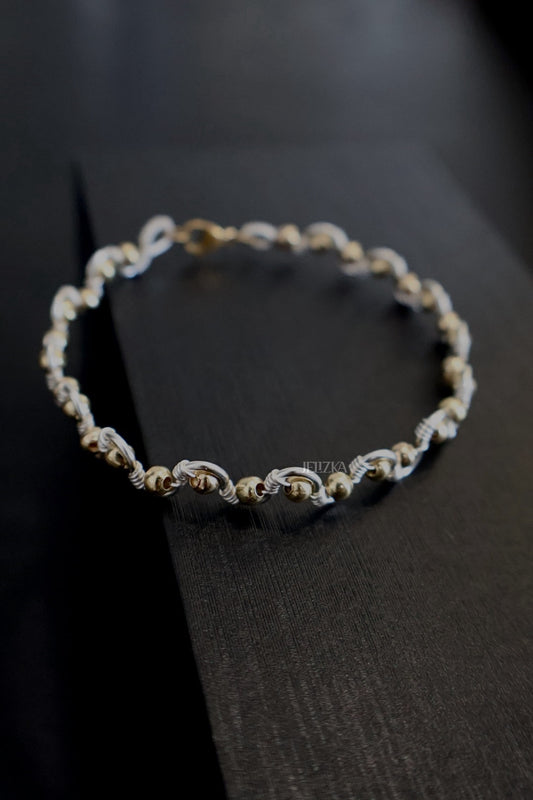 Gold and silver Bracelet