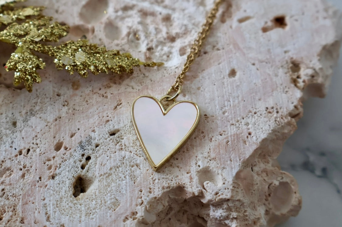 Pearl Heart Necklace