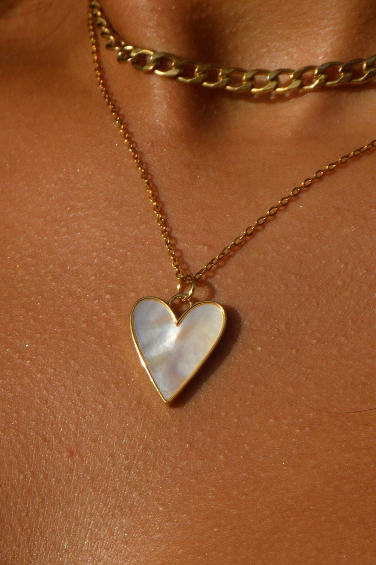 Pearl Heart Necklace