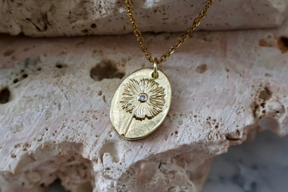 Dandelion Necklace