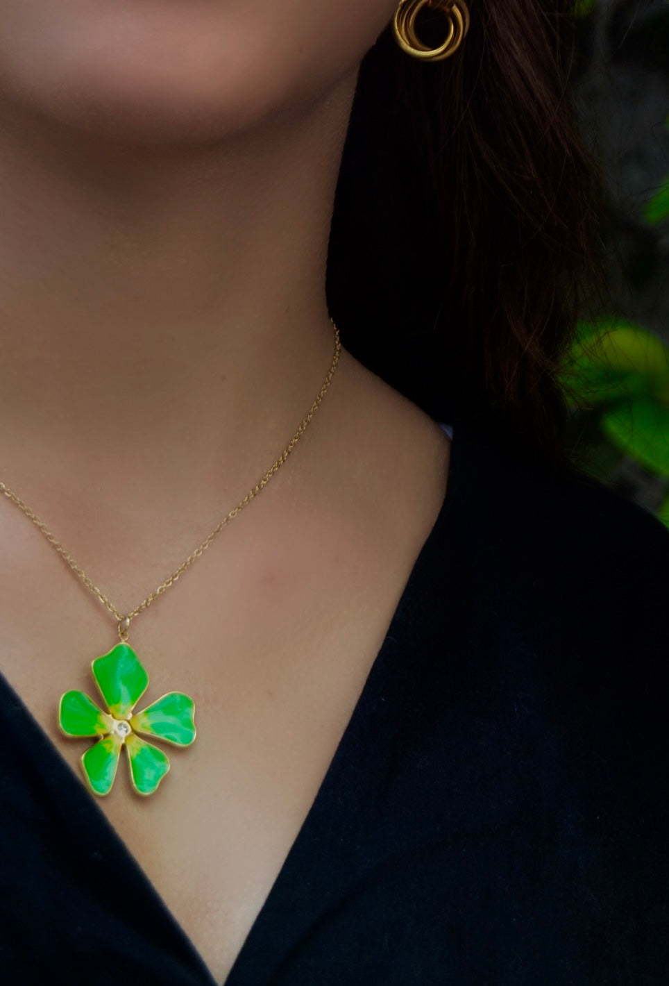 Esmerald Bloom Necklace